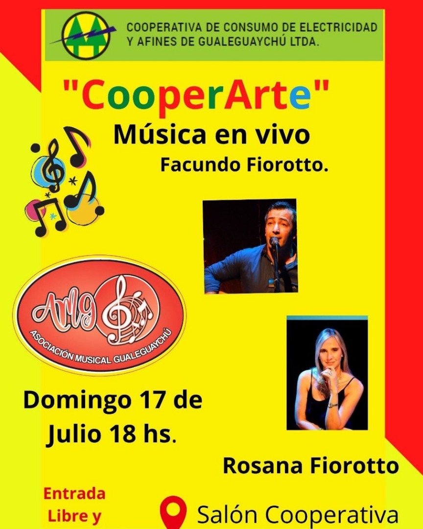 Este domingo vuelve la música a la cooperativa eléctrica