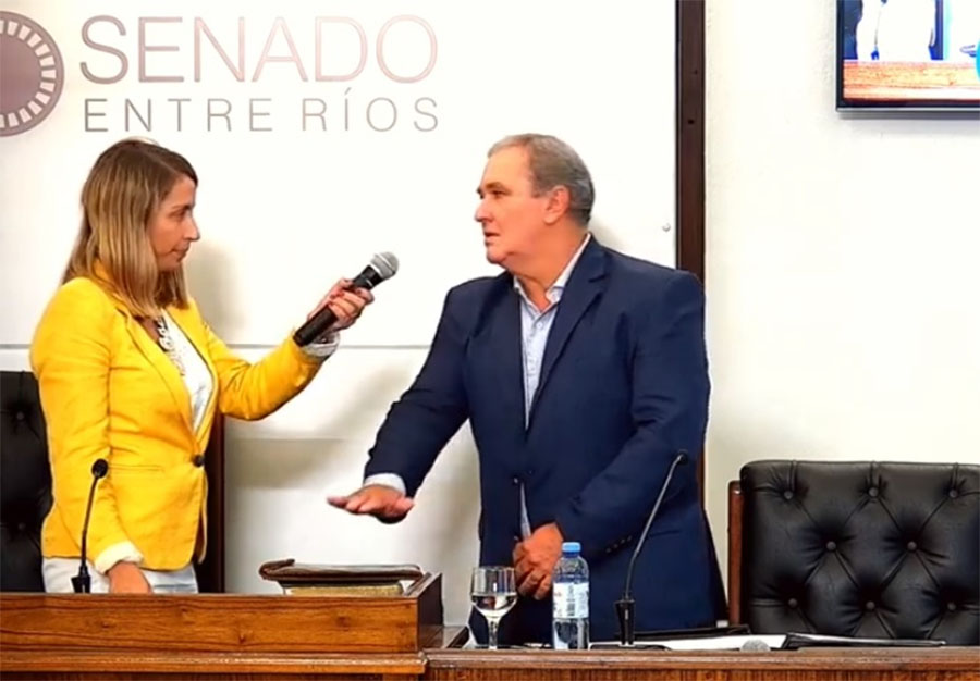 Por viajes de las autoridades, el senador Olano está a cargo del Ejecutivo provincial