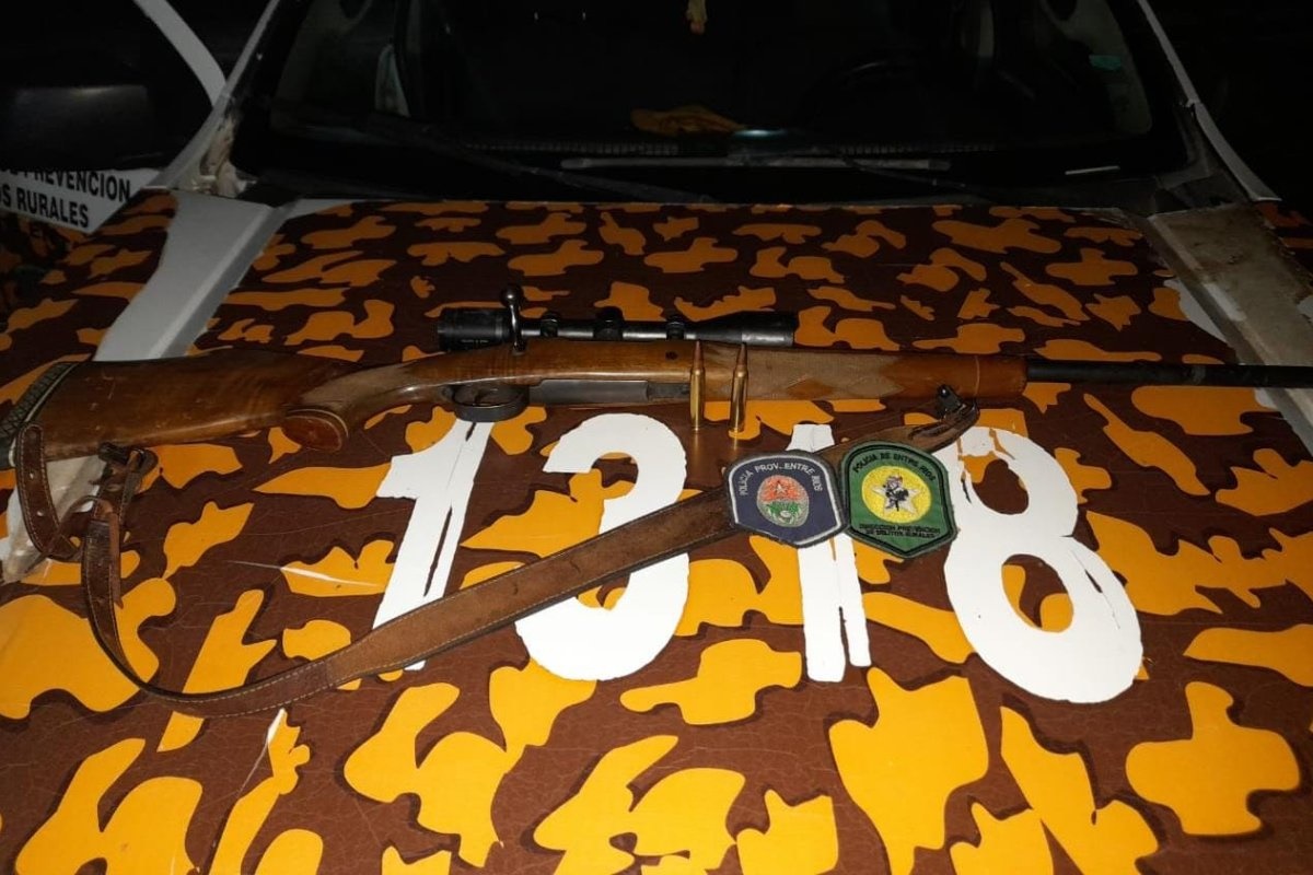 La Brigada Rural Gualeguaychú secuestró armas ilegales