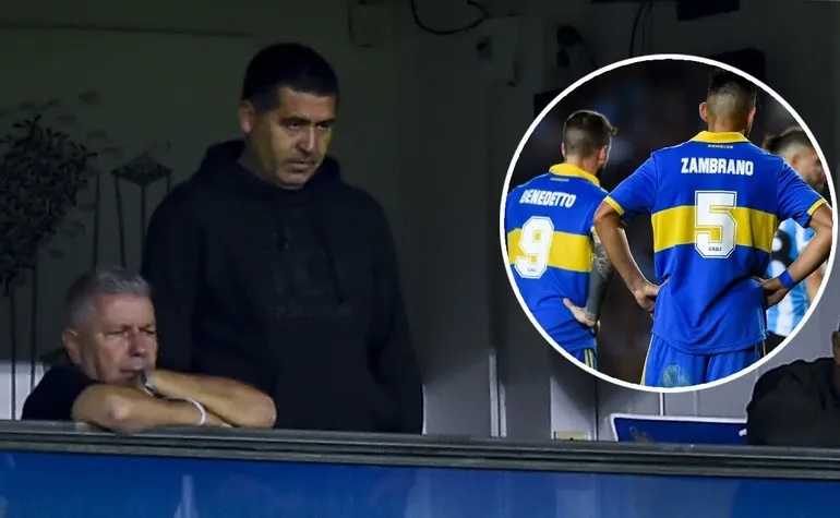 Duro mensaje de Riquelme  al plantel después de la pelea  entre Zambrano y Benedetto