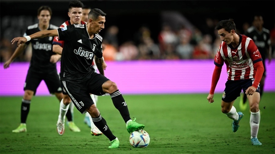 Di María debutó con un gol, asistencia y lesión en el triunfo de Juventus