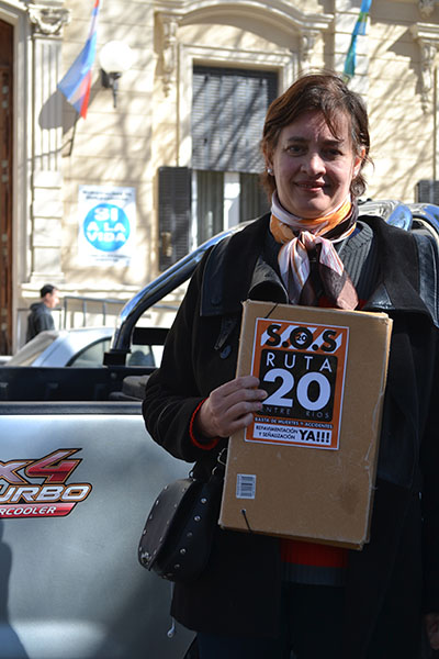  Hoy se reúnen los vecinos que reclaman mejoras en la RP 20