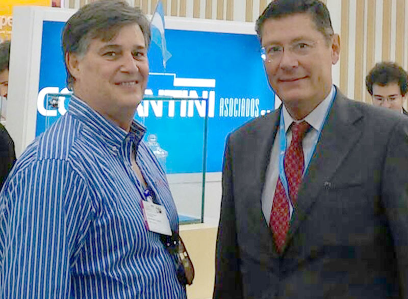 Riganti se reunió en Dubai con el embajador argentino en Emiratos Árabes Unidos