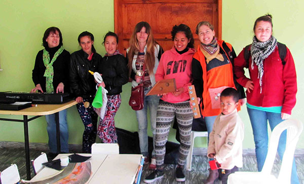 Se realizó un taller con mamás del jardín Semillitas de esperaza 