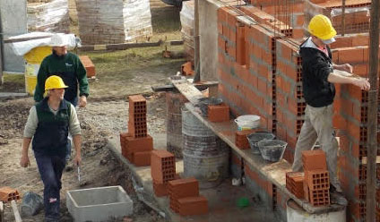  En Aldea San Antonio  se construyen más viviendas para docentes entrerrianos 