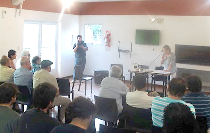  Larroque: se realizó la  segunda Asamblea de  artistas entrerrianos 