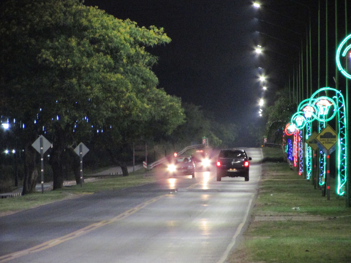 Pueblo  Belgrano:  renuevan la  luminaria  de  ingreso