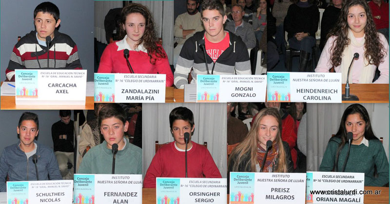 Asumió el nuevo Concejo Juvenil en Urdinarrain