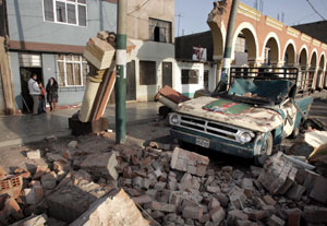 Más de 500 muertos por el terremoto que azotó a Perú