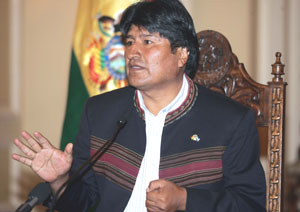 Se agrava la crisis  política de Bolivia
