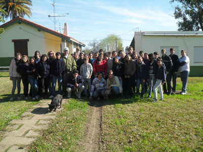 Alumnos de Aldea San Juan visitaron la Estación Agrometeorológica de Urdinarrain