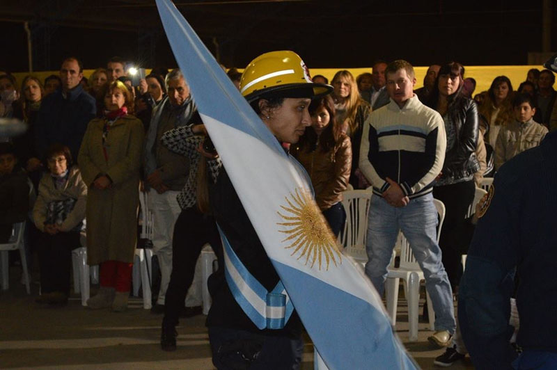 Aldea San Antonio presentó a sus Bomberos Voluntarios