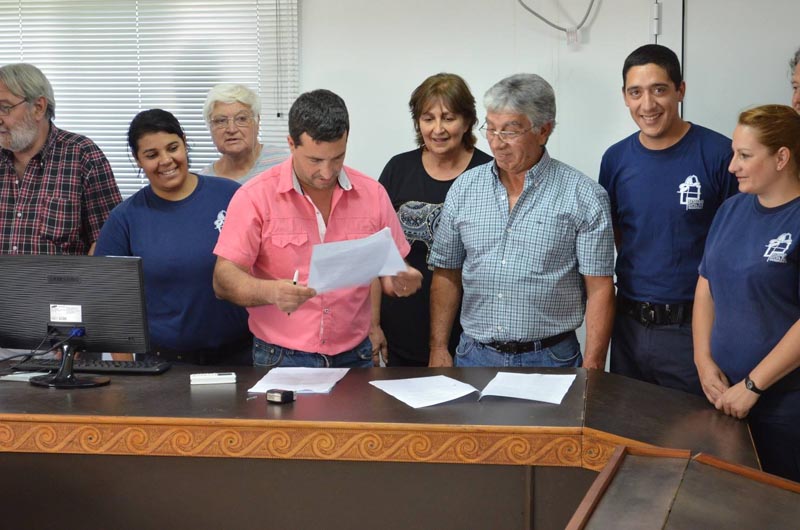 El municipio de Pueblo Belgrano cedió un terreno a los Bomberos 