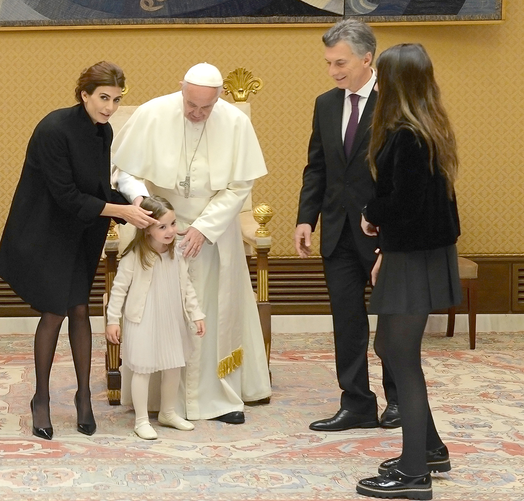 Encuentro entre el Papa y Macri