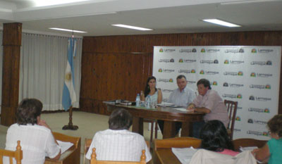 Larroque: Riganti inauguró el período de sesiones ordinarias