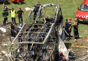 Murieron 26 peregrinos  polacos en un accidente