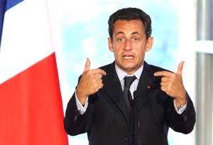 Sarkozy ratificó su idea  de un gobierno pluralista