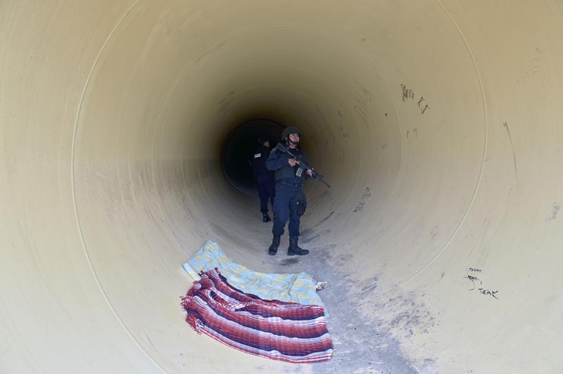 Por aquí escapó Guzmán