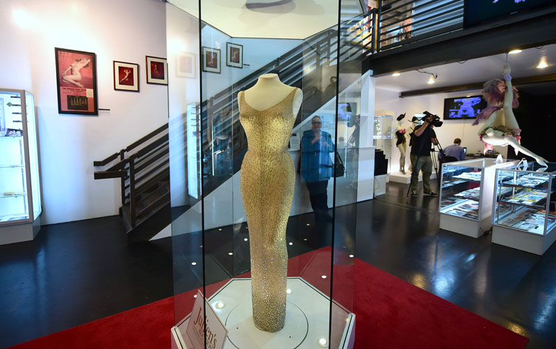 Subastaron el vestido de Marilyn Monroe	