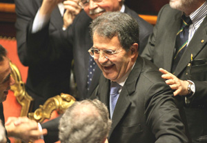 Prodi sigue en el poder