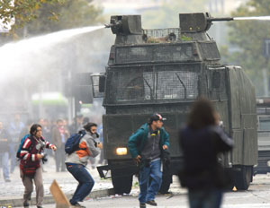 Al menos 264 detenidos en  las protestas estudiantiles