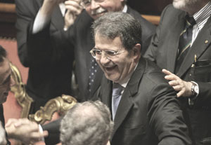 Italia: Romano Prodi logra  confianza de los diputados