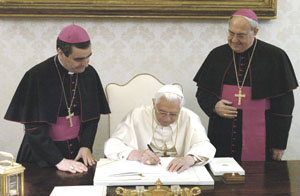 El Papa confirmó el  celibato obligatorio