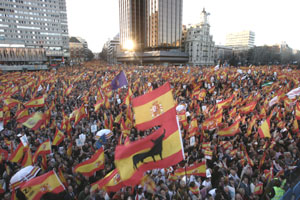 Nueva manifestación   contra ETA en España