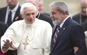 El Papa llegó a Brasil