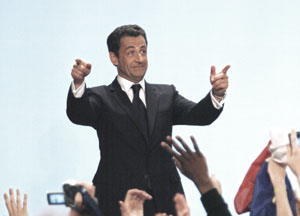 Francia tiene nuevo  presidente, Nicolás  Sarkozy llega al poder
