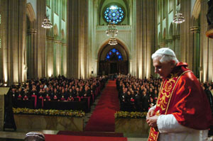 Benedicto XVI condenó  a los narcotraficantes