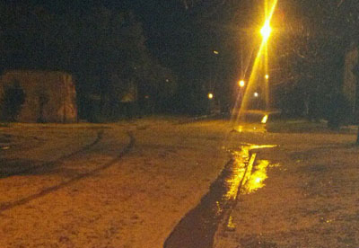 En Larroque se produjo ayer una intensa pedrada 