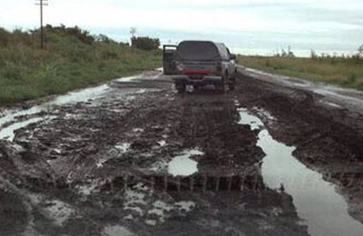 El mal tiempo volvió a postergar una reunión por la Ruta 51