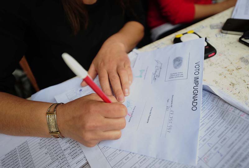 Pueblo Belgrano: hubo más de  cincuenta votos impugnados