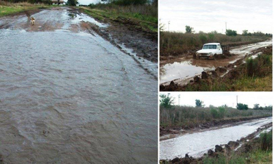 El temporal azota a la Ruta 51 y deja aislado a Irazusta