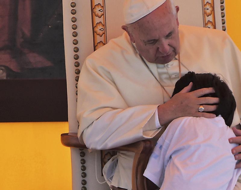 El Papa en su visita a la cárcel de Palmasola 