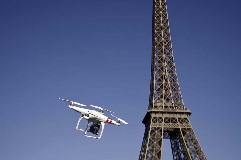 Un dron en París