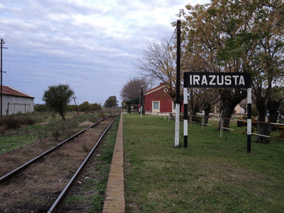 Alivio en Irazusta, al escurrirse las aguas