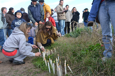 Ruta 20: Un homenaje terminó ayer en una sorpresiva protesta