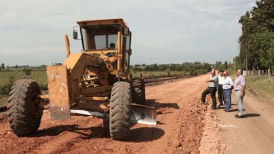  Ripio y más luminaria en Urdinarrain 