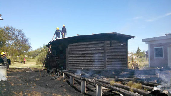  Intensa labor de los Bomberos  de Pueblo General Belgrano