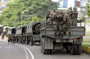 Hubo un golpe en Honduras  y afirman que se llevaron  al presidente a Costa Rica