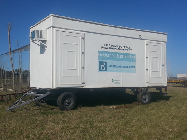  Larroque: instalan una sala de faena móvil 