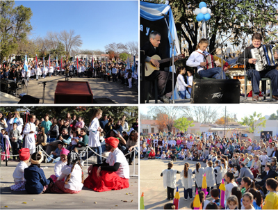 Festejos en Larroque por el 25 de Mayo 