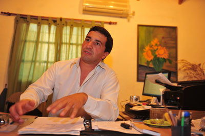 Paseo de compras: Chesini se reúne con vecinos