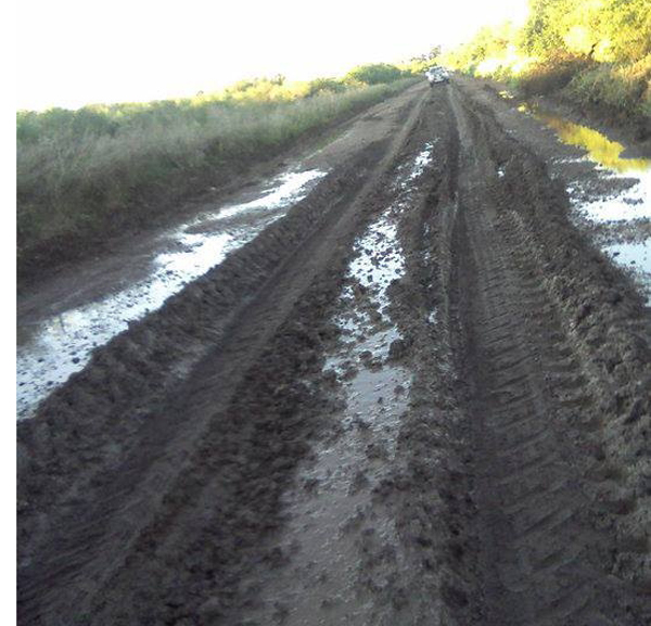 Ruta 51 en mal estado y pueblos que quedan aislados 