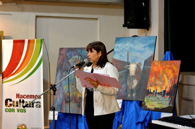 En Larroque fue inaugurado el 2º Salón  de Pintura "María Esther de Miguel" 