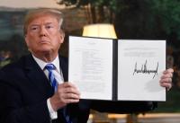  Trump rompe con el acuerdo sobre  política nuclear firmado con Irán    