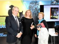 Larroque se mostró activa en Buenos Aires