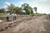 Inspeccionaron los avances en la construcción de la RP 51